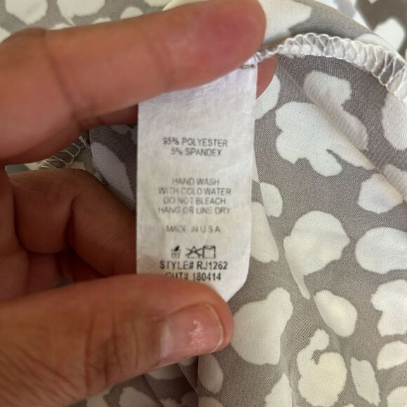 BUTTER SATIN FROCK, MOCHA SPOTS - Picture 10 of 11